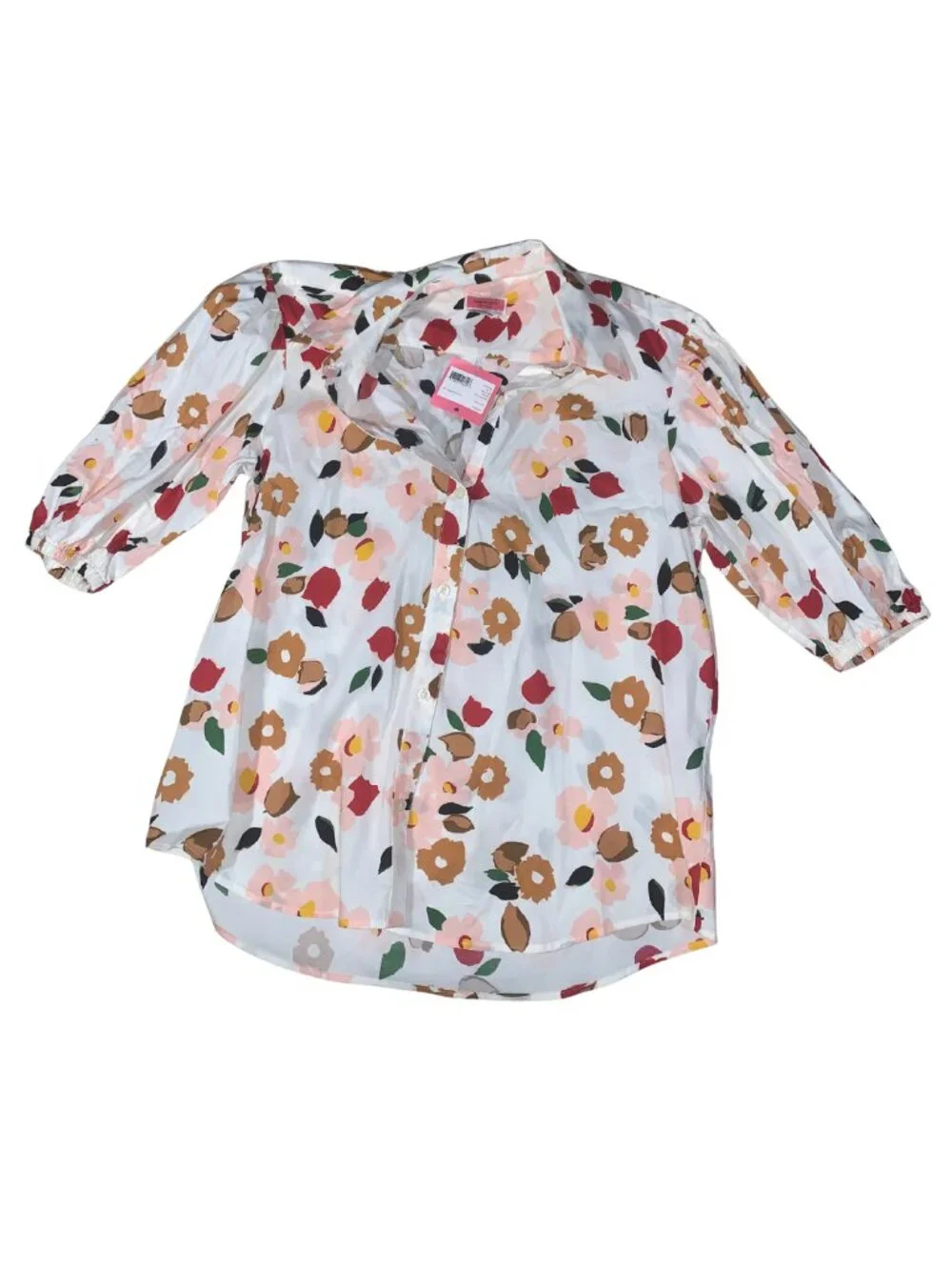 Kate Spade Botanical Garden Button Front Shirt - Size 12 - New with Tag
